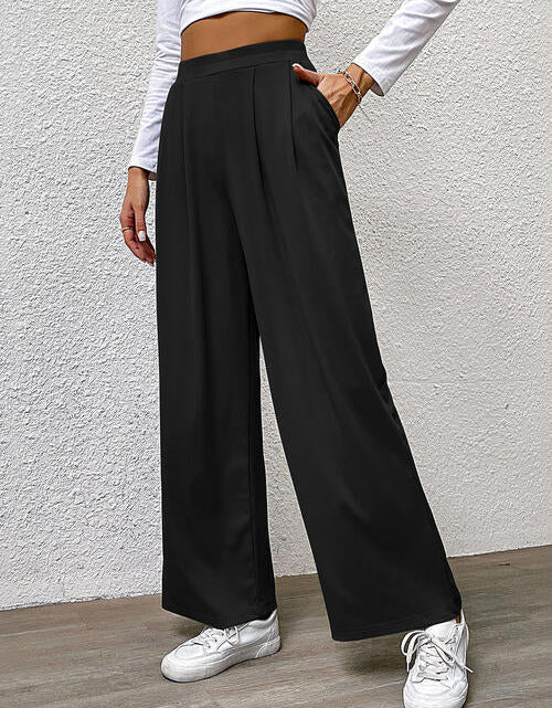 Load image into Gallery viewer, High Waist Straight Pants
