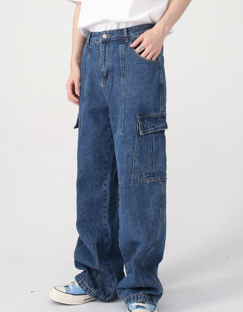 Load image into Gallery viewer, Wide Leg Jeans with Pockets
