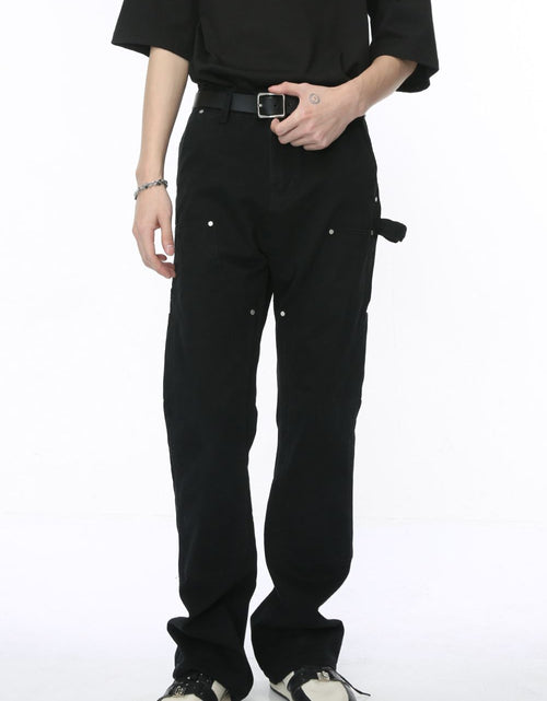Load image into Gallery viewer, Mid Rise Baggy Jeans with Pockets
