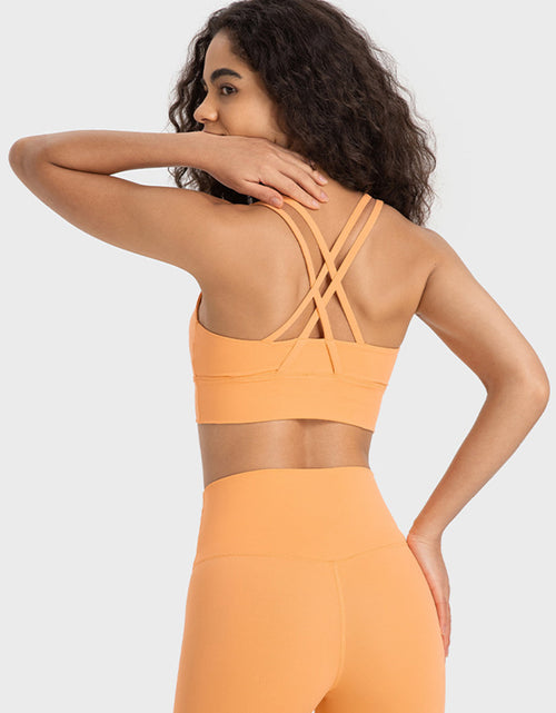 Load image into Gallery viewer, Millennia Crisscross Scoop Neck Active Tank
