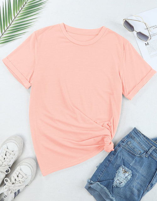 Load image into Gallery viewer, Rabbit Round Neck Short Sleeve T-Shirt
