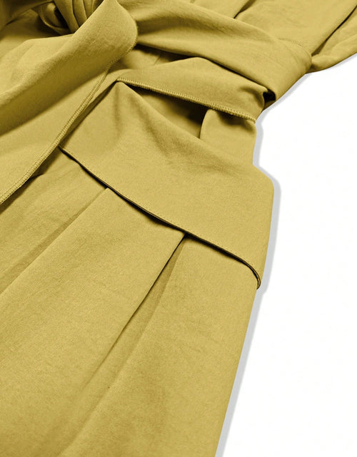 Load image into Gallery viewer, Tie Waist Sleeveless Midi Dress with Pockets
