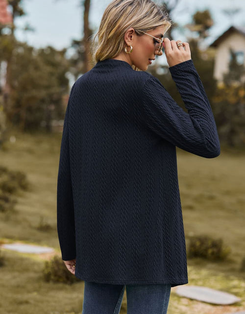 Load image into Gallery viewer, Open Front Long Sleeve Cardigan
