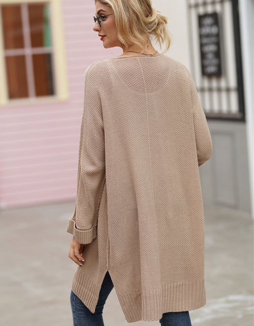 Load image into Gallery viewer, Open Front Long Sleeve Cardigan
