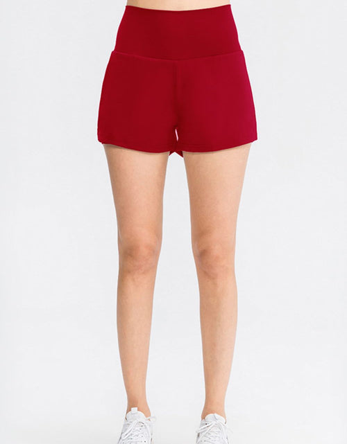 Load image into Gallery viewer, Wide Waistband Sports Shorts with Pockets
