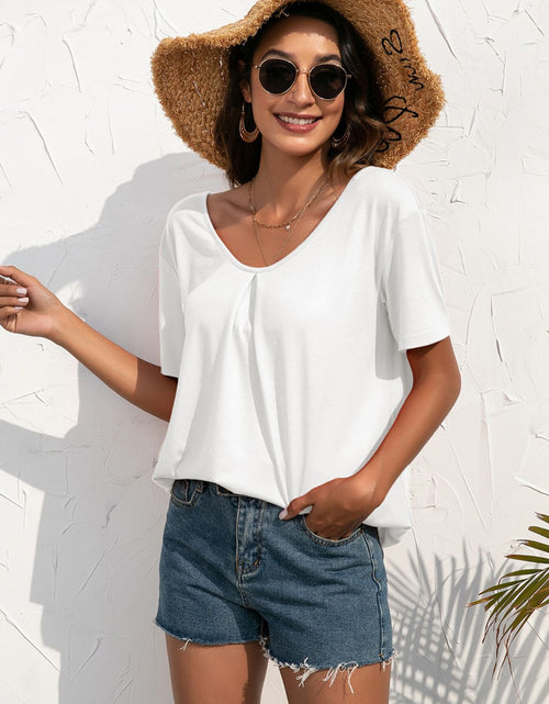 Load image into Gallery viewer, Ivy Lane Lace Trim Short Sleeve Top
