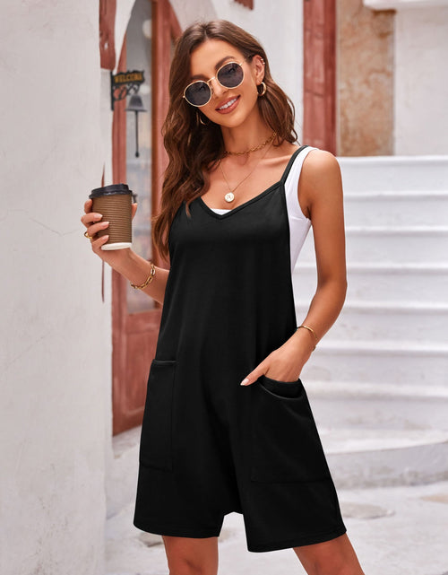 Load image into Gallery viewer, Lovelet Spaghetti Strap Romper with Pockets
