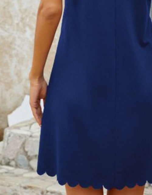 Load image into Gallery viewer, Mock Neck Sleeveless Mini Dress
