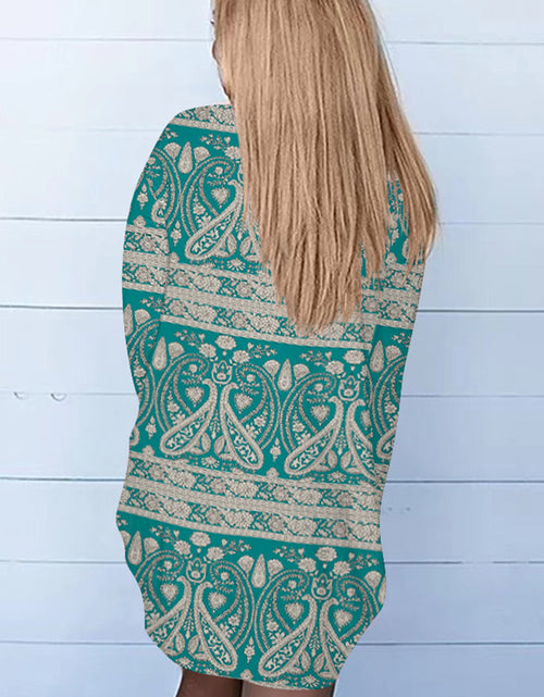 Load image into Gallery viewer, Printed Long Sleeve Cardigan
