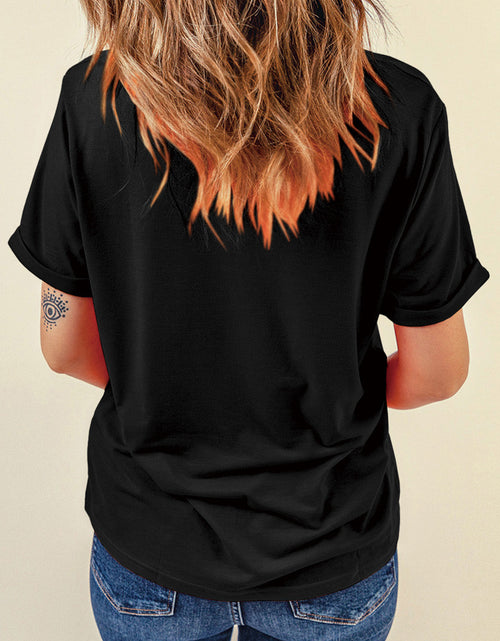 Load image into Gallery viewer, US Flag Round Neck Short Sleeve T-Shirt
