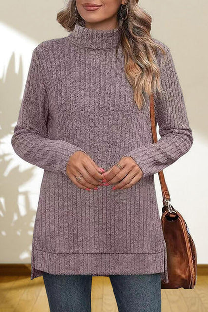 Load image into Gallery viewer, Turtleneck High Low Top
