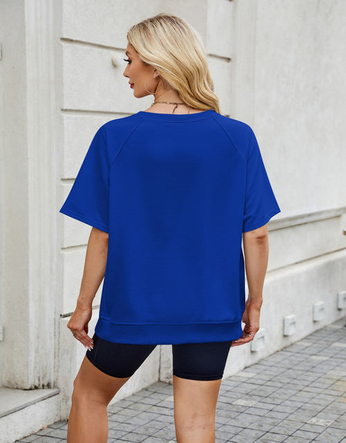 Load image into Gallery viewer, Round Neck Short Sleeve T-Shirt
