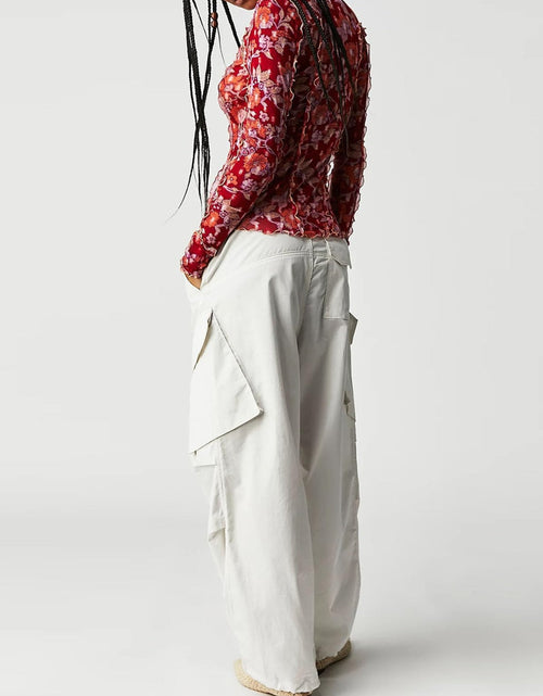Load image into Gallery viewer, Floral Mock Neck Long Sleeve Top
