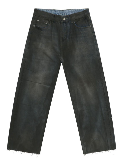 Load image into Gallery viewer, Men's Frayed Hem Jeans with Pockets
