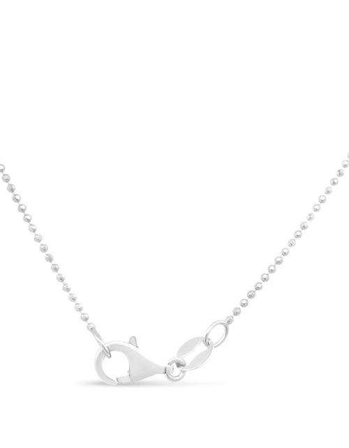 Load image into Gallery viewer, .925 Sterling Silver 0.7mm Slim and Dainty Unisex 18" Inch Ball Bead Chain Necklace by Haus of Brilliance
