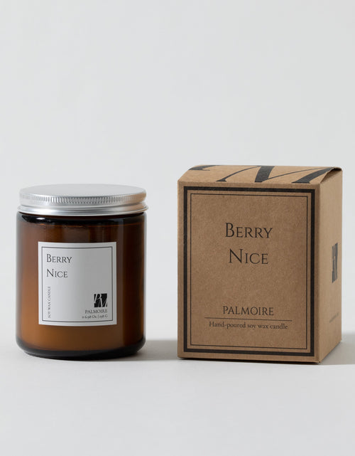 Load image into Gallery viewer, Berry Nice Soy Wax Candle by PALMOIRE
