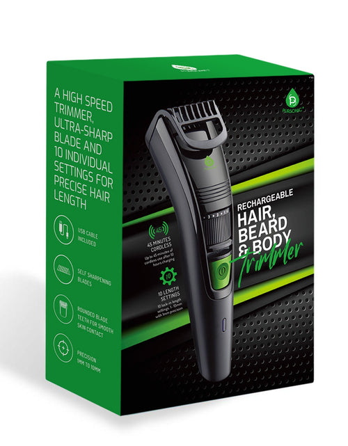 Load image into Gallery viewer, Rechargeable Beard And Body Trimmer by Pursonic
