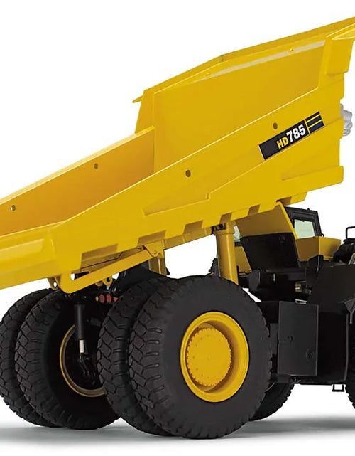 Load image into Gallery viewer, Komatsu HD785-7 Dump Truck Yellow 1/50 Diecast Model by NZG
