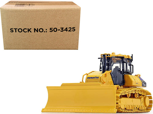 Load image into Gallery viewer, Komatsu D71PXi-24 Dozer with Drawbar 1/50 Diecast Model by First Gear
