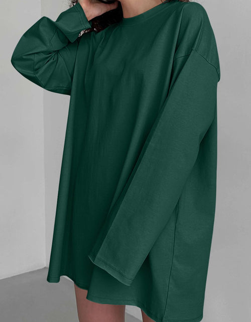 Load image into Gallery viewer, Round Neck Long Sleeve T-Shirt
