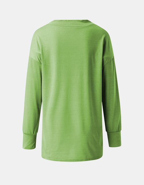 Load image into Gallery viewer, Full Size V-Neck Long Sleeve T-Shirt
