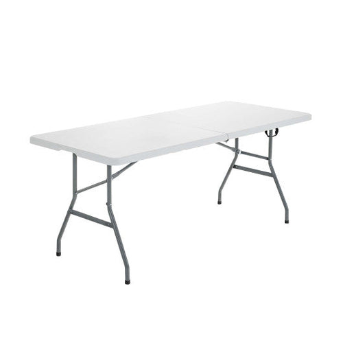 Load image into Gallery viewer, Portable Folding Camping Table with Carrying Handle for Picnic-White
