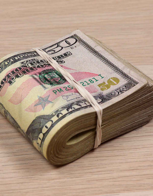 Load image into Gallery viewer, $5,000 ✔️RealAged™ Full Print New Series Band by Prop Money Inc
