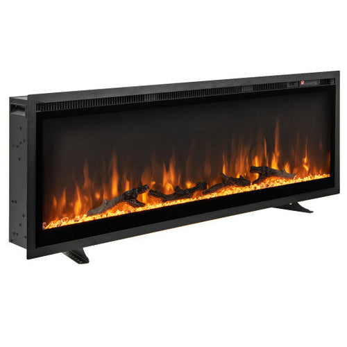 Load image into Gallery viewer, 50 Inches Electric Fireplace in-Wall Recessed with Remote Control and Adjustable Color and Brightness-50 inches
