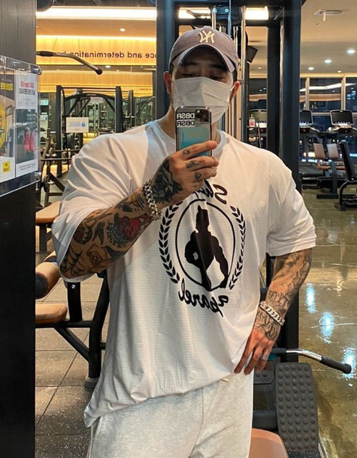 Load image into Gallery viewer, Men's Plus Size Round Neck Short Sleeve T-Shirt
