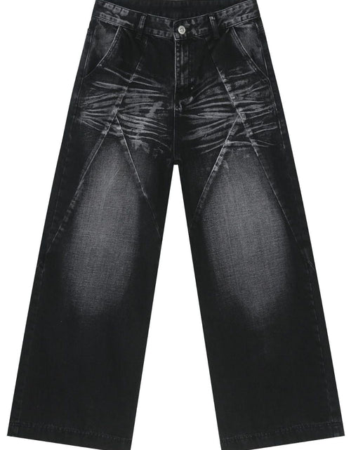 Load image into Gallery viewer, Men's Wide Leg Jeans with Pockets
