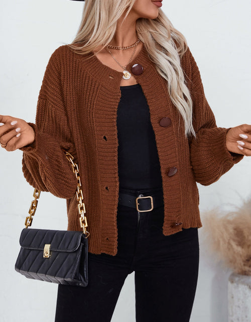 Load image into Gallery viewer, Button Down Long Sleeve Cardigan
