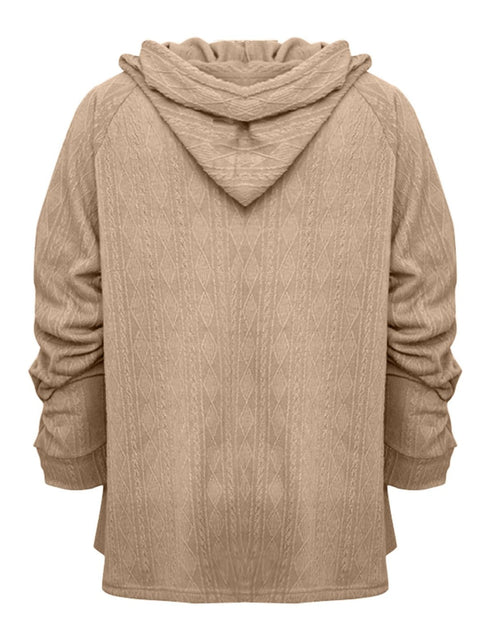 Load image into Gallery viewer, Full Size Drawstring Long Sleeve Hoodie
