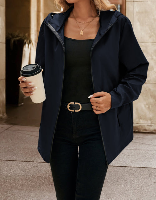 Load image into Gallery viewer, Ivy Lane Pocketed Zip Up Hooded Jacket
