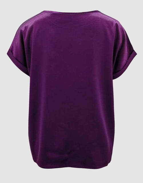 Load image into Gallery viewer, Round Neck Short Sleeve T-Shirt
