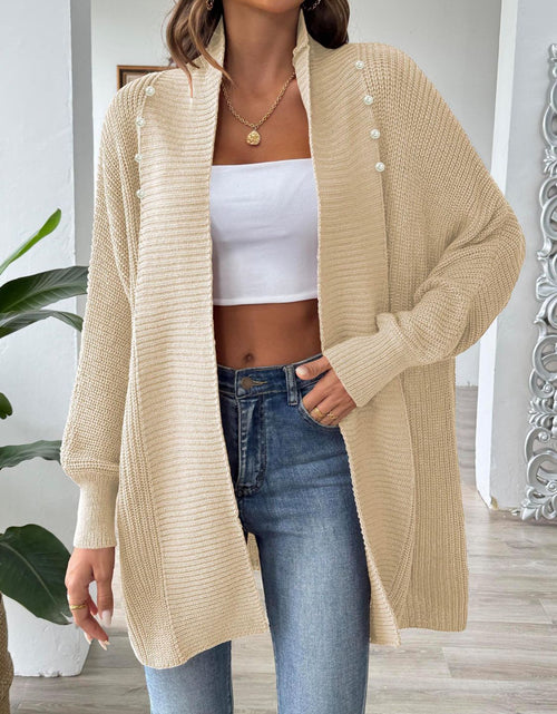 Load image into Gallery viewer, Open Front Long Sleeve Cardigan
