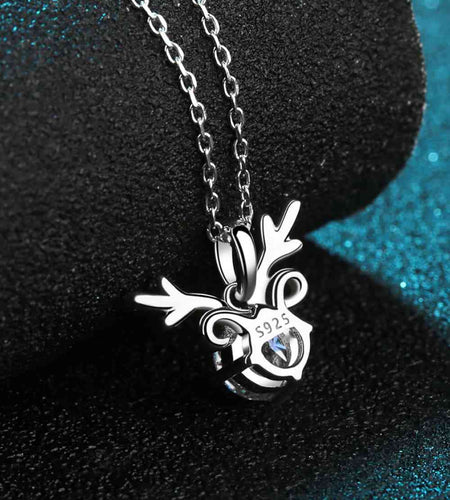 1 Carat Moissanite 925 Sterling Silver Necklace
