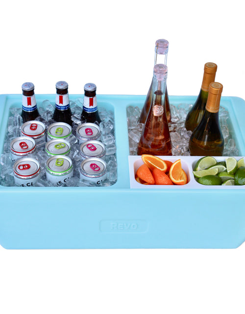 Load image into Gallery viewer, REVO Dubler Cooler | Coastal Cay | Party Cooler by REVO COOLERS, LLC
