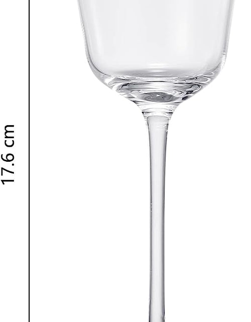 Load image into Gallery viewer, Vintage Crystal Nick &amp; Nora/Wine Coupe Glasses - Set of 2 - Clear Radiance - Cocktails, Wine, Whiskey, Gin, Cocktail Glass - Hand Blown Classy Glass - Timeless Art Deco Design - Long Stemmed (5 OZ) by The Wine Savant
