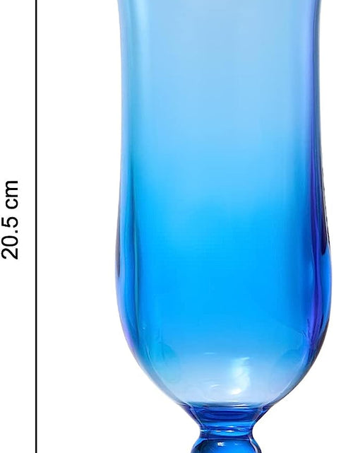 Load image into Gallery viewer, Unbreakable Color Hurricane Glasses | Set of 6 | 100% Tritan Drinkware, 14 oz Acrylic Dishwasher Safe Shatterproof BPA-free plastic, Reusable Pina Colada, Cocktail Margarita Tropical Party Drinkware by The Wine Savant

