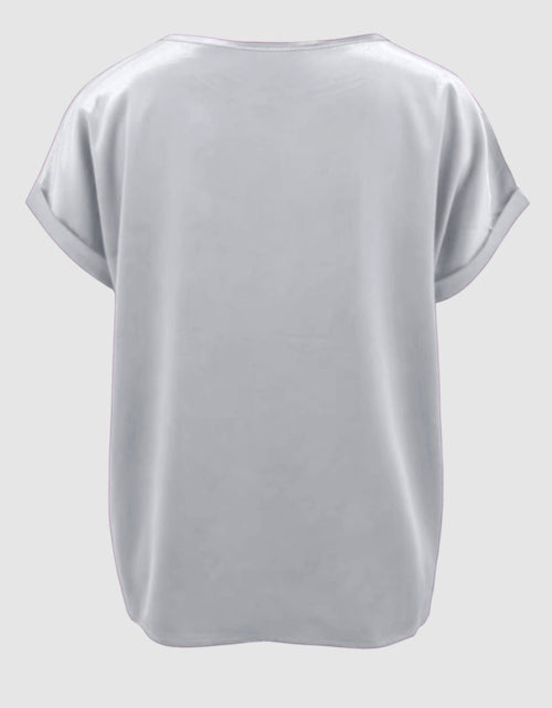 Load image into Gallery viewer, Round Neck Short Sleeve T-Shirt
