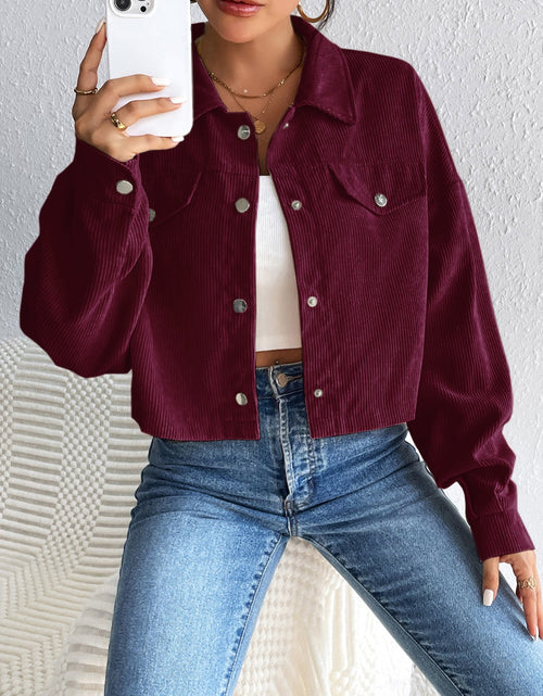 Load image into Gallery viewer, Honey Snap Down Long Sleeve Jacket
