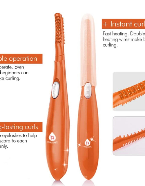 Load image into Gallery viewer, Heated Eyelash Curler With Comb, Provides Long Lasting Curl In Seconds by Pursonic
