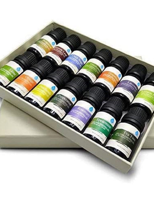 Load image into Gallery viewer, 14 pack of 100% Pure Essential Aromatherapy Oils by Pursonic
