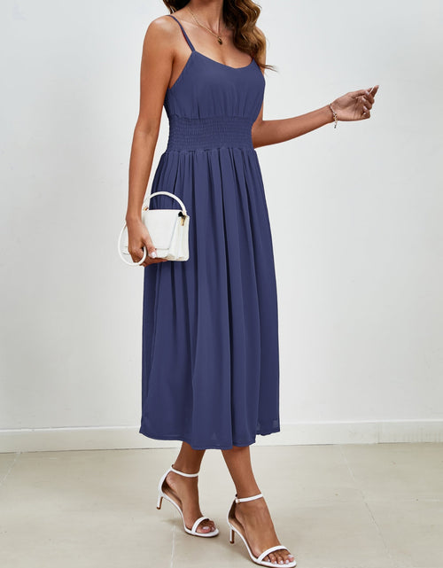 Load image into Gallery viewer, Scoop Neck Midi Cami Dress
