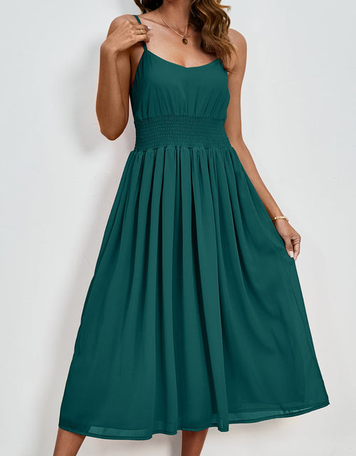 Load image into Gallery viewer, Scoop Neck Midi Cami Dress
