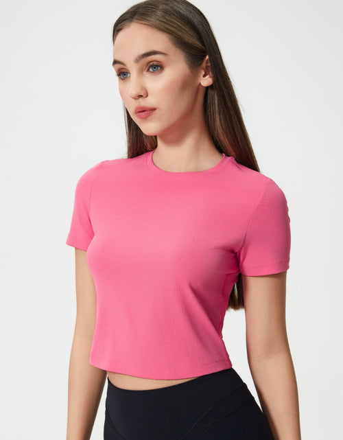 Load image into Gallery viewer, Millennia Round Neck Short Sleeve Active T-Shirt
