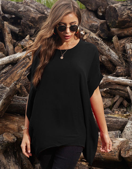 Load image into Gallery viewer, Perfee Round Neck Short Sleeve T-Shirt
