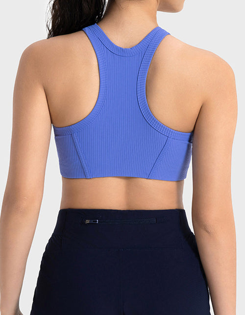 Load image into Gallery viewer, Millennia Wide Strap Cropped Sport Tank
