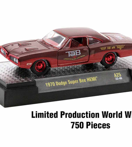 "Sodas" Set of 3 pieces Release 25 Limited Edition to 6250 pieces Worldwide 1/64 Diecast Model Cars by M2 Machines