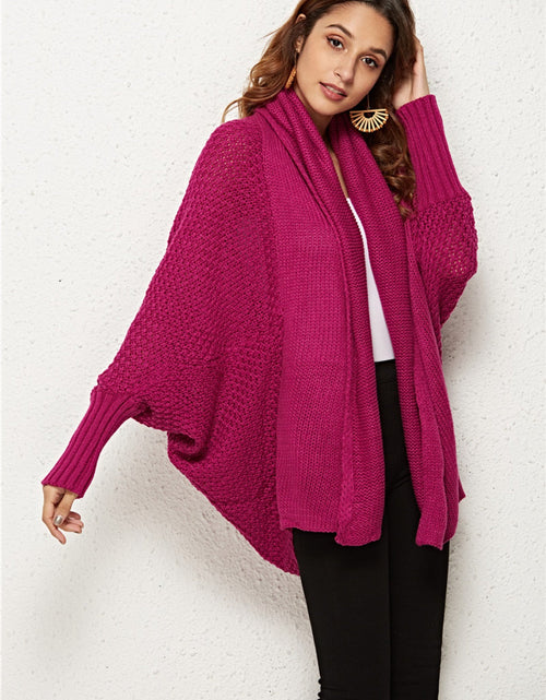 Load image into Gallery viewer, Angel Wings Open Front Batwing Sleeve Cardigan
